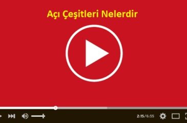 Açı Çeşitleri Nelerdir