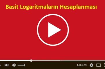 Basit Logaritmaların Hesaplanması