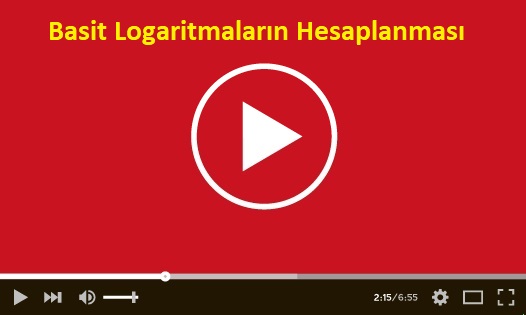 Basit Logaritmaların Hesaplanması