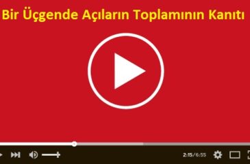 Bir Üçgende Açıların Toplamının Kanıtı