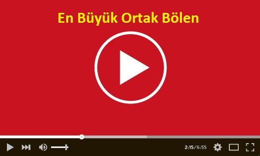 En Büyük Ortak Bölen