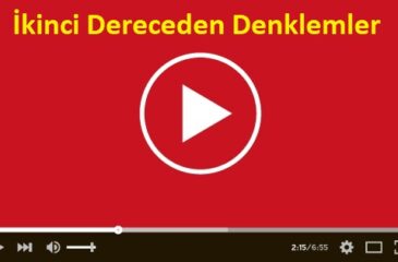 İkinci Dereceden Denklemler