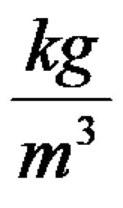 Kilogram bölü metreküp