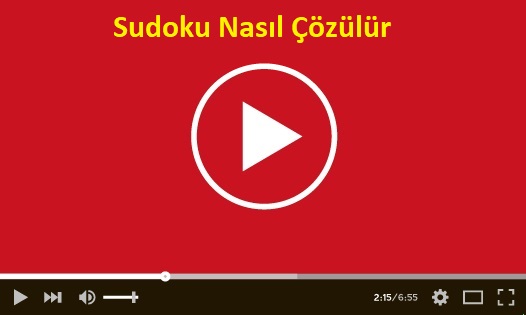 Bir Sudoku Nasıl Çözülür