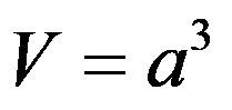 Bir küpün hacmi için formül