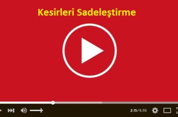 Kesirleri Sadeleştirme