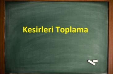 Kesirleri Toplama