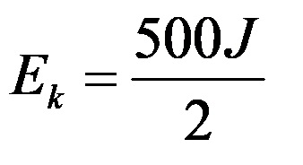 Kinetik enerjinin formülle hesaplanması