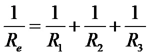 Формула за общо електрическо съпротивление в паралелна верига